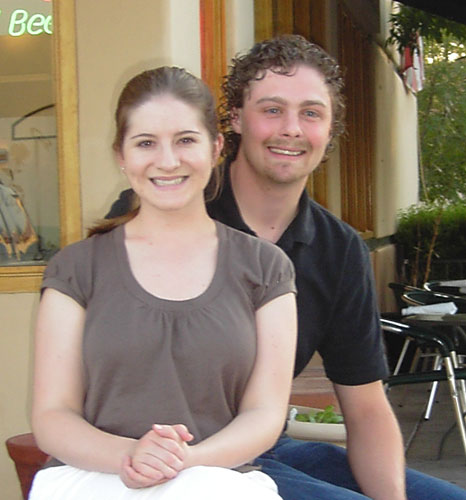 Melissa and Scott at Marcello's